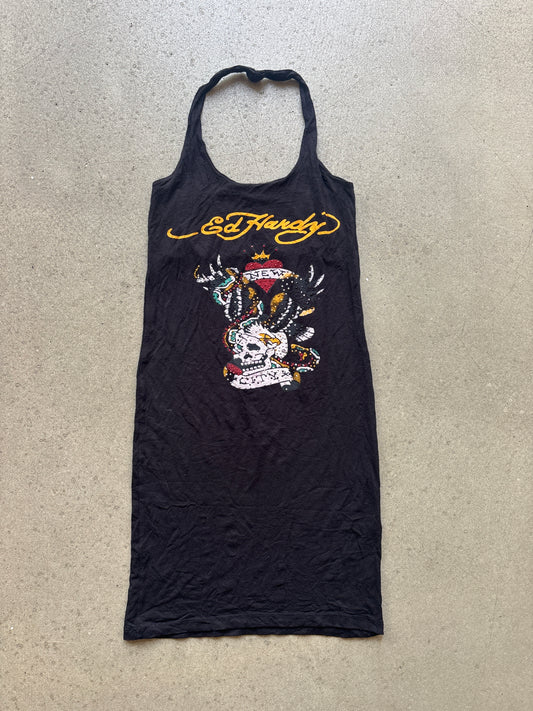 Ed Hardy Top Black M