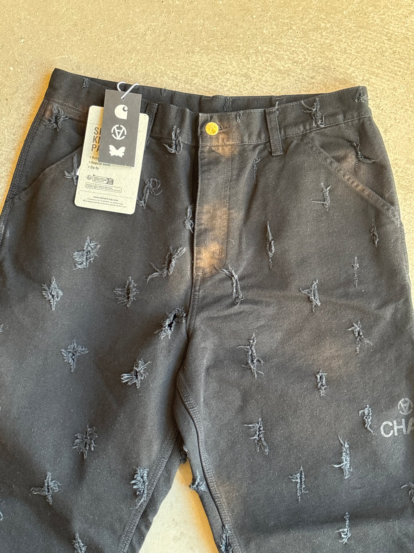 Carhartt X Slam Jam Pants Black size 32 x 32