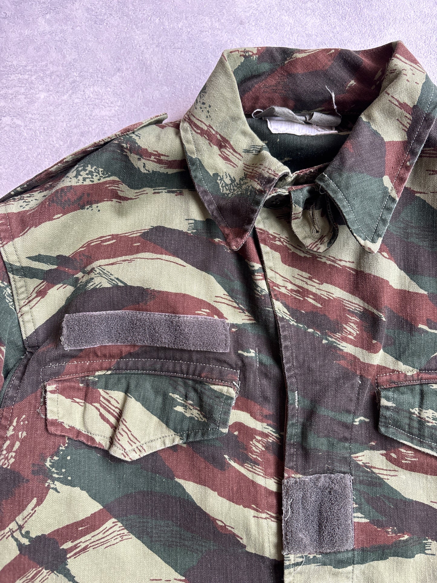 French Military M47 Lizard Camo Jacket L