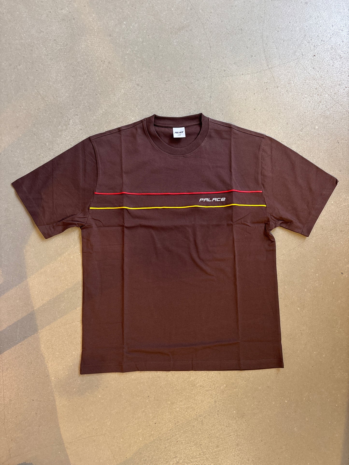 Palace Piped Panel T-Shirt Fox