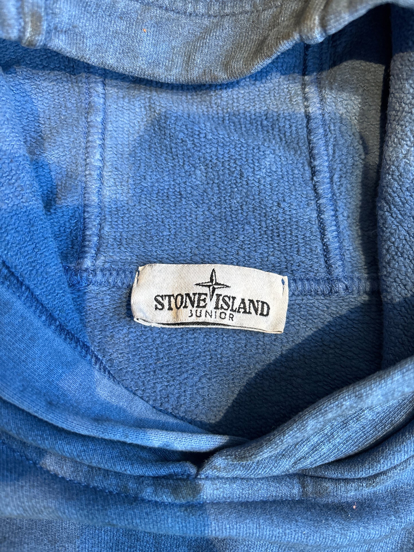 Stone Island Junior Hoodie Blue Marble Size 10Y / 142