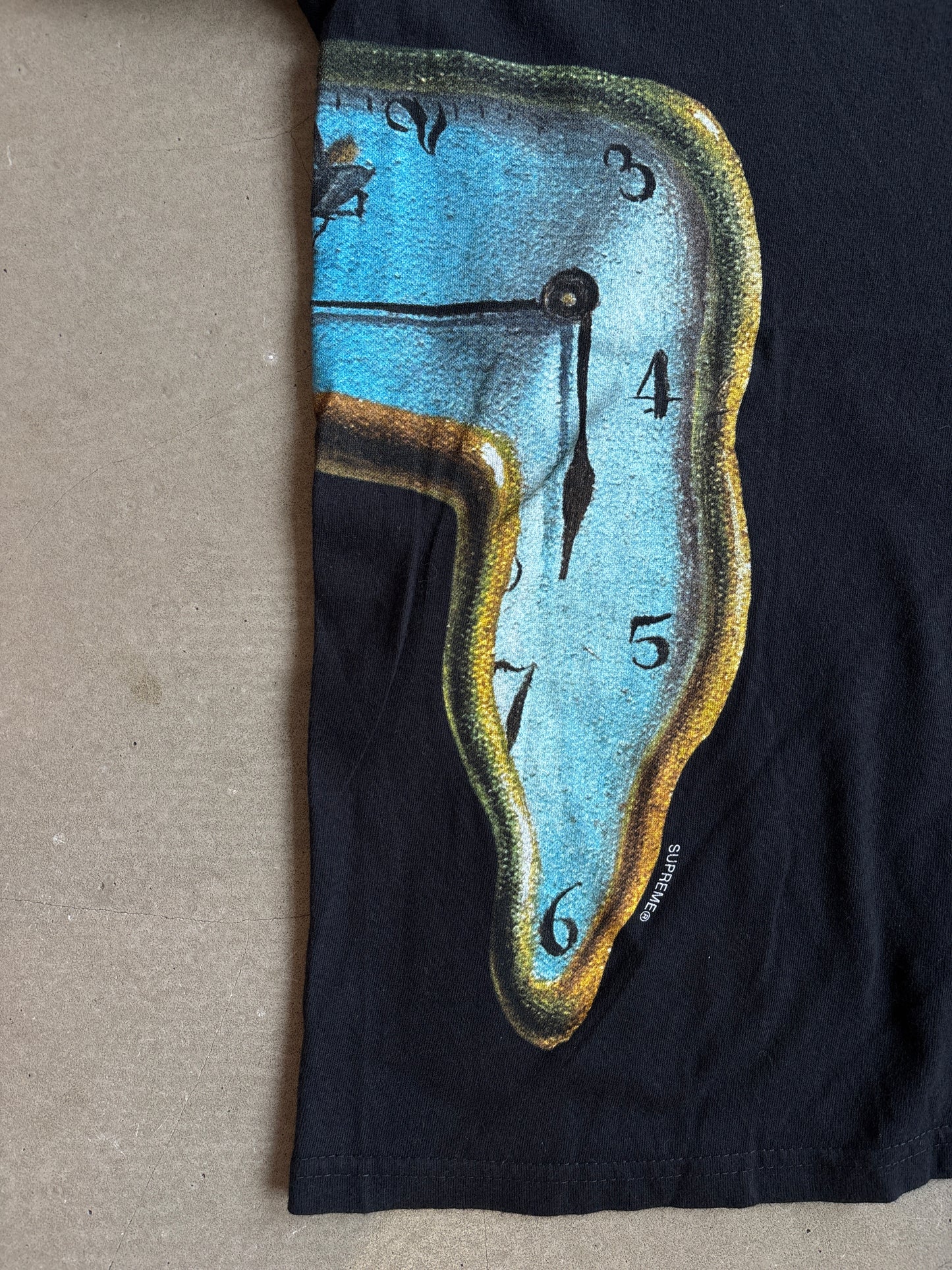 Supreme Black S 'The Presistence of memory Tee'