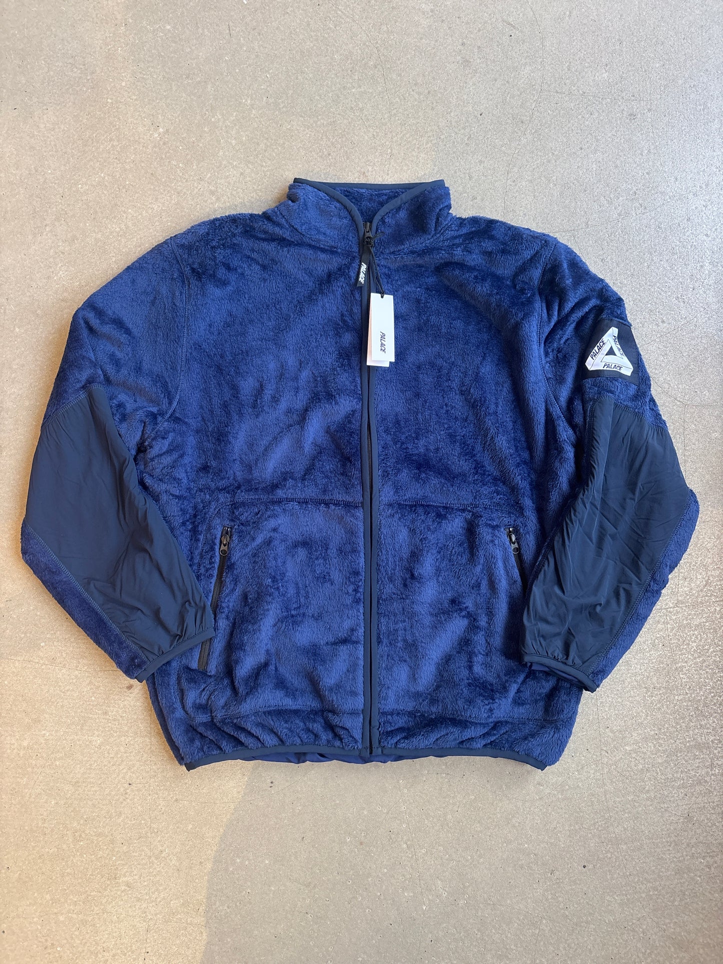Palace Tech Fleece Funnel Navy XL