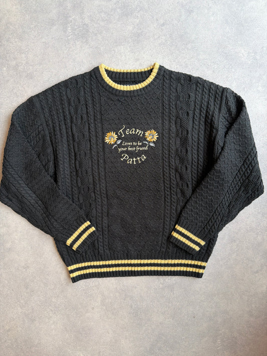 Patta Knitted Crewneck 'Team Patta Loves to be yout best friend' Medium