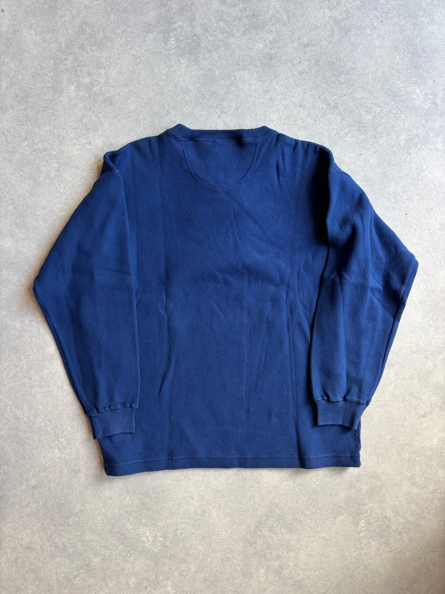 Blue One Washed Sweater Navy Blue L