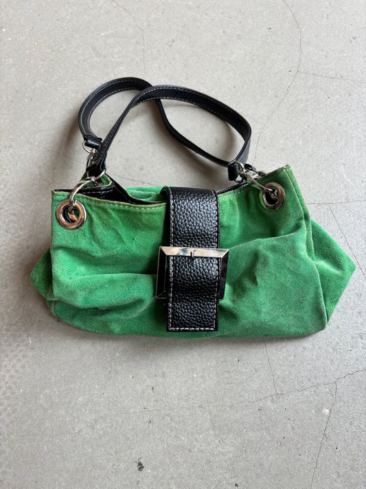 Suede Bag Emerald Green