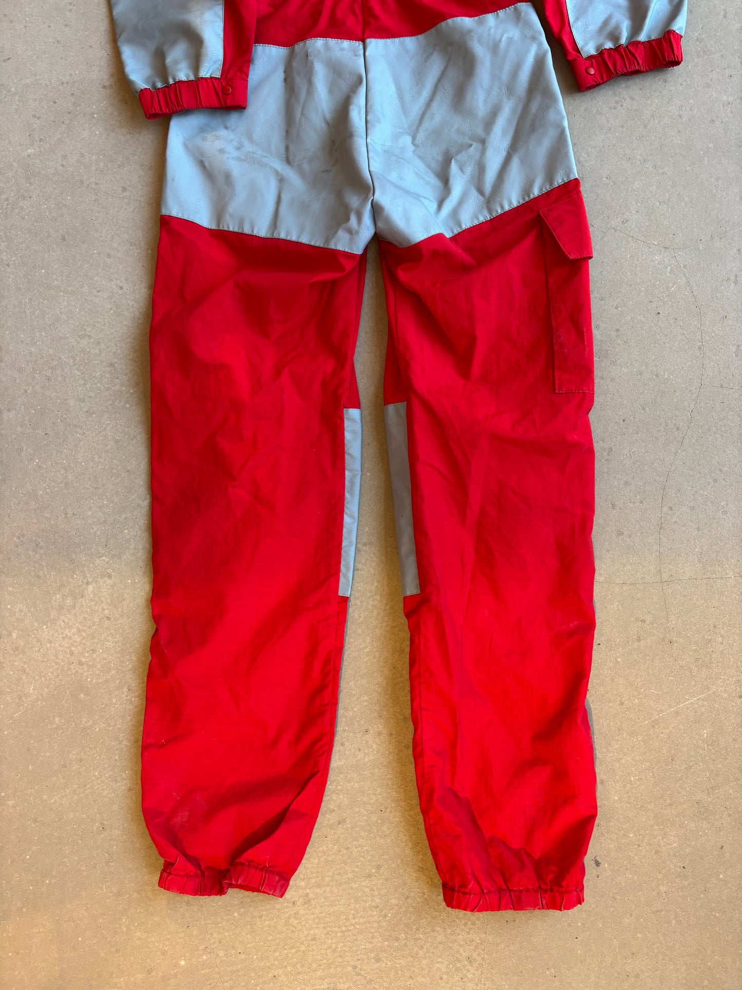 Vintage Moncler By Asics Thermo CLO Ski Suit Red