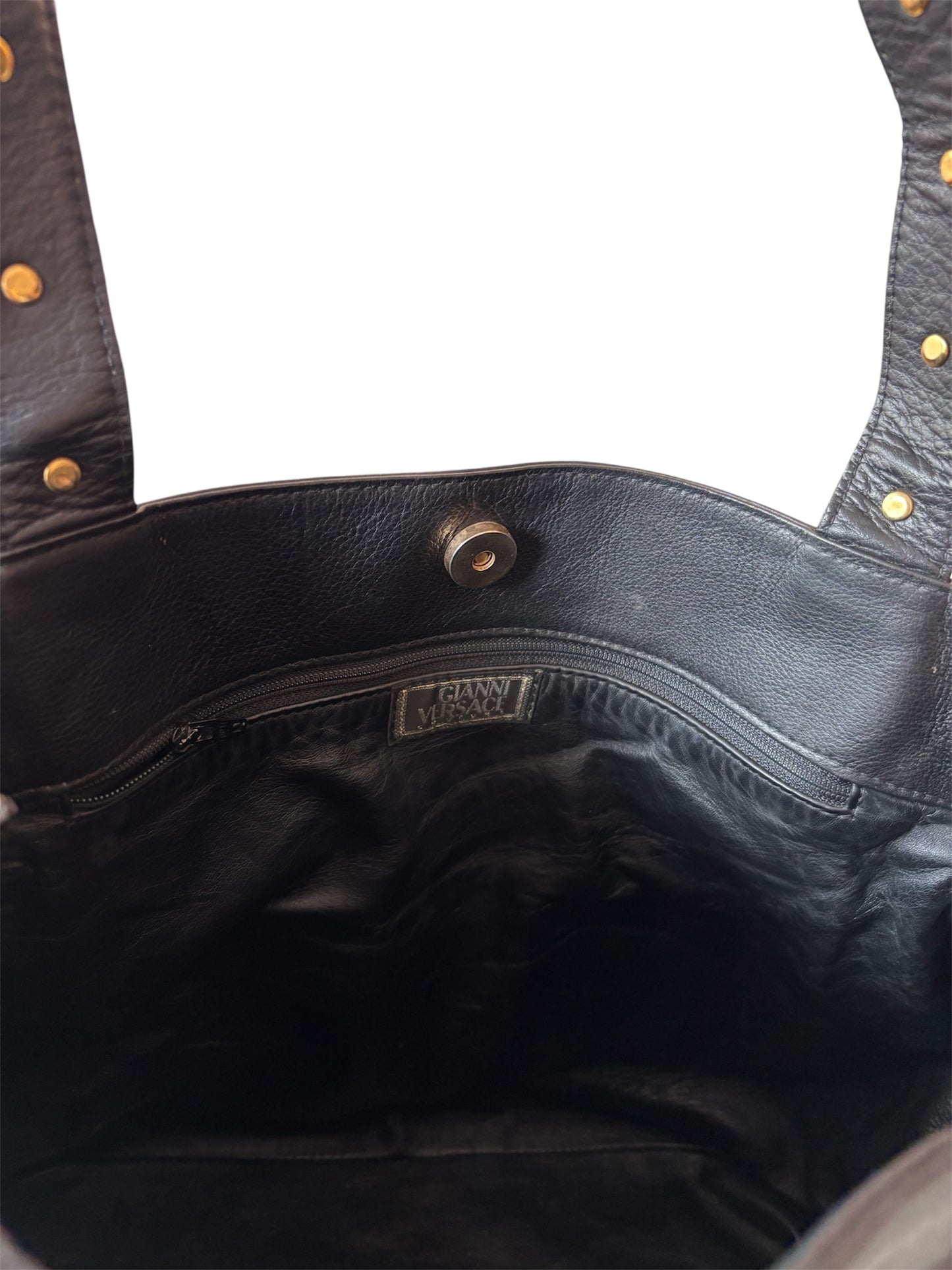 Versace Vintage Leather Tote