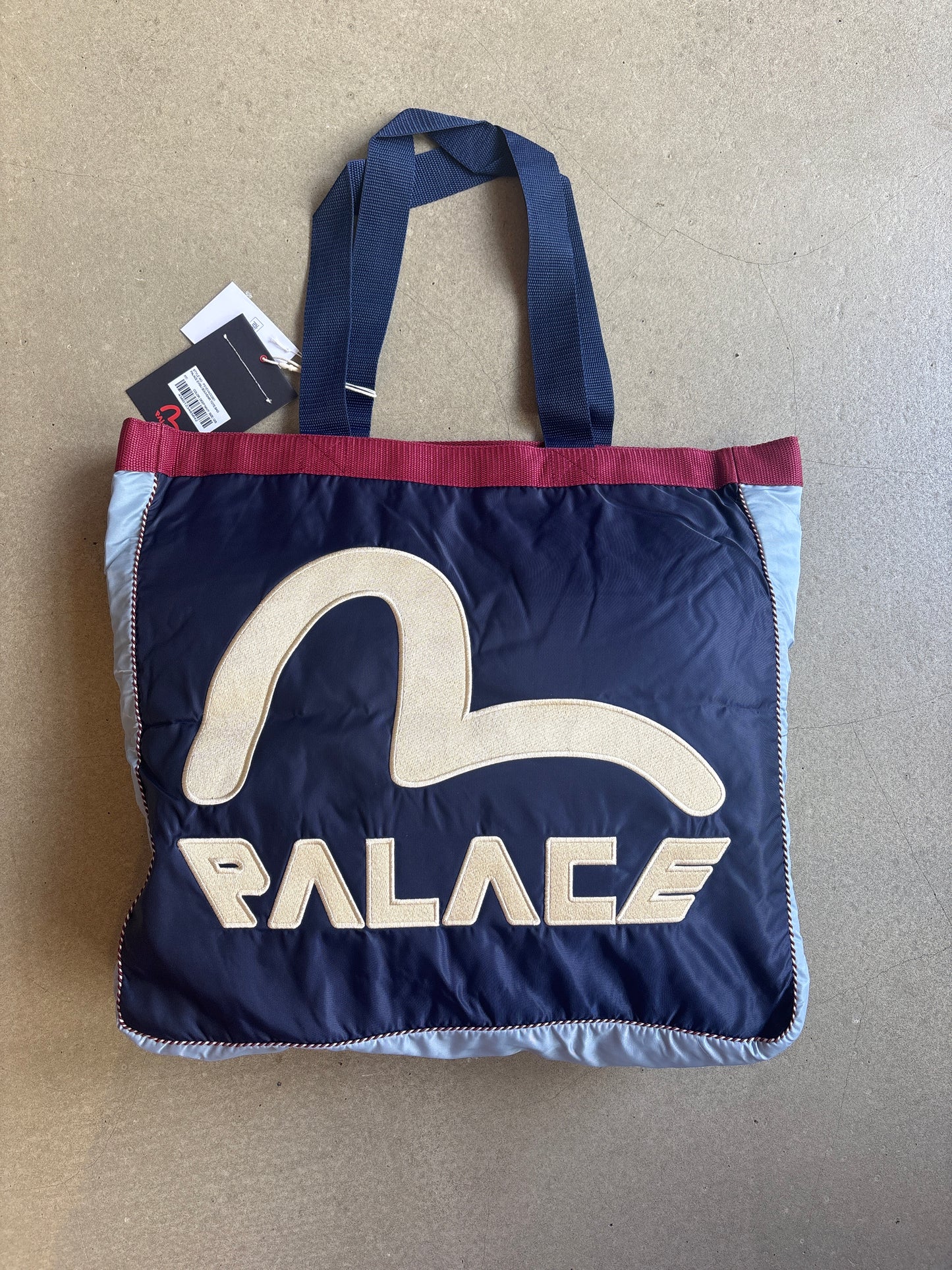 Palace x Evisu Souvenir Tote Bag Deep Navy