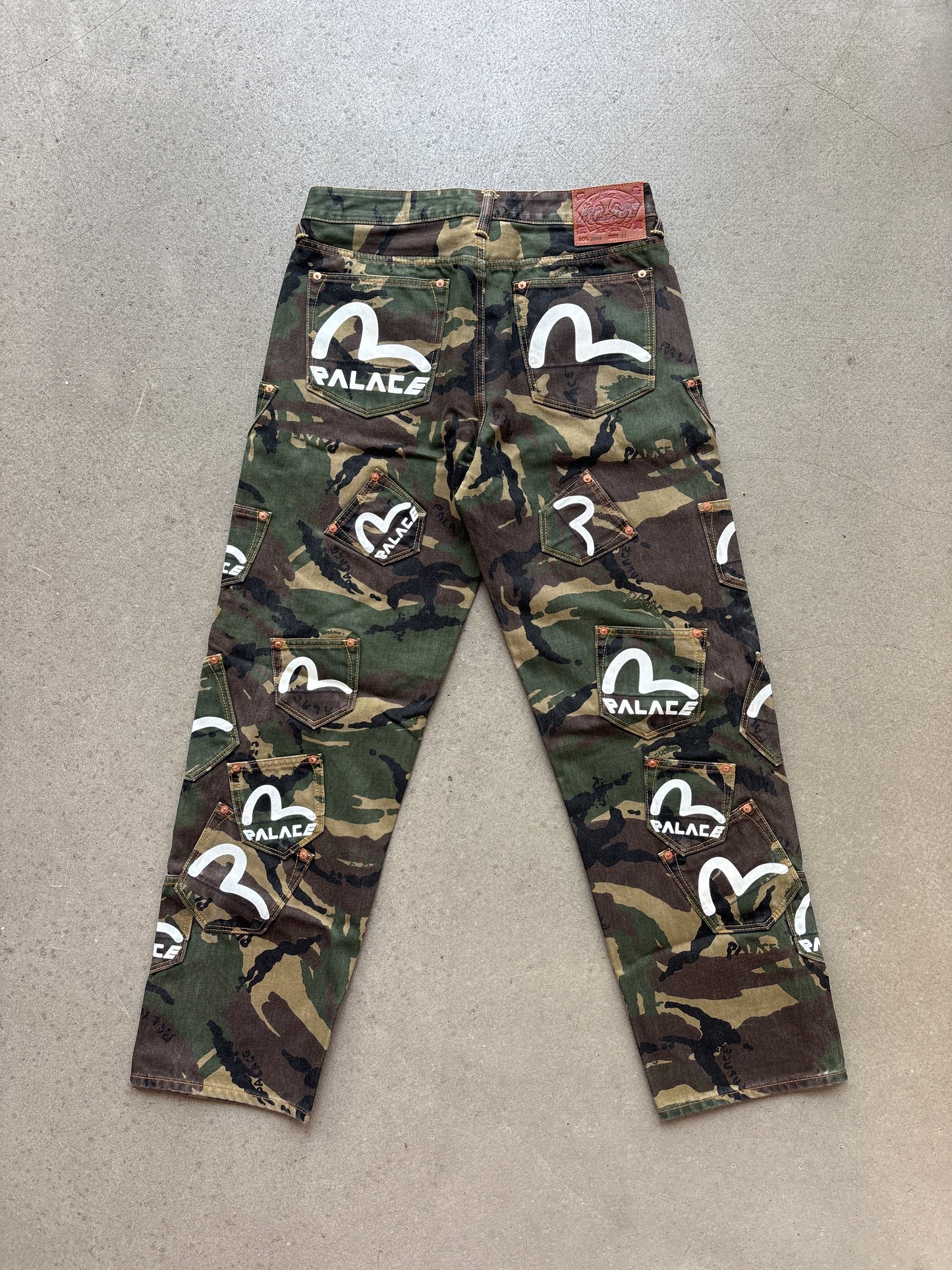Palace x Evisu Denim Jean Camo