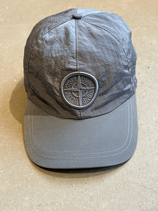 Stone Island Nylon Metal Embroidered Logo Grey