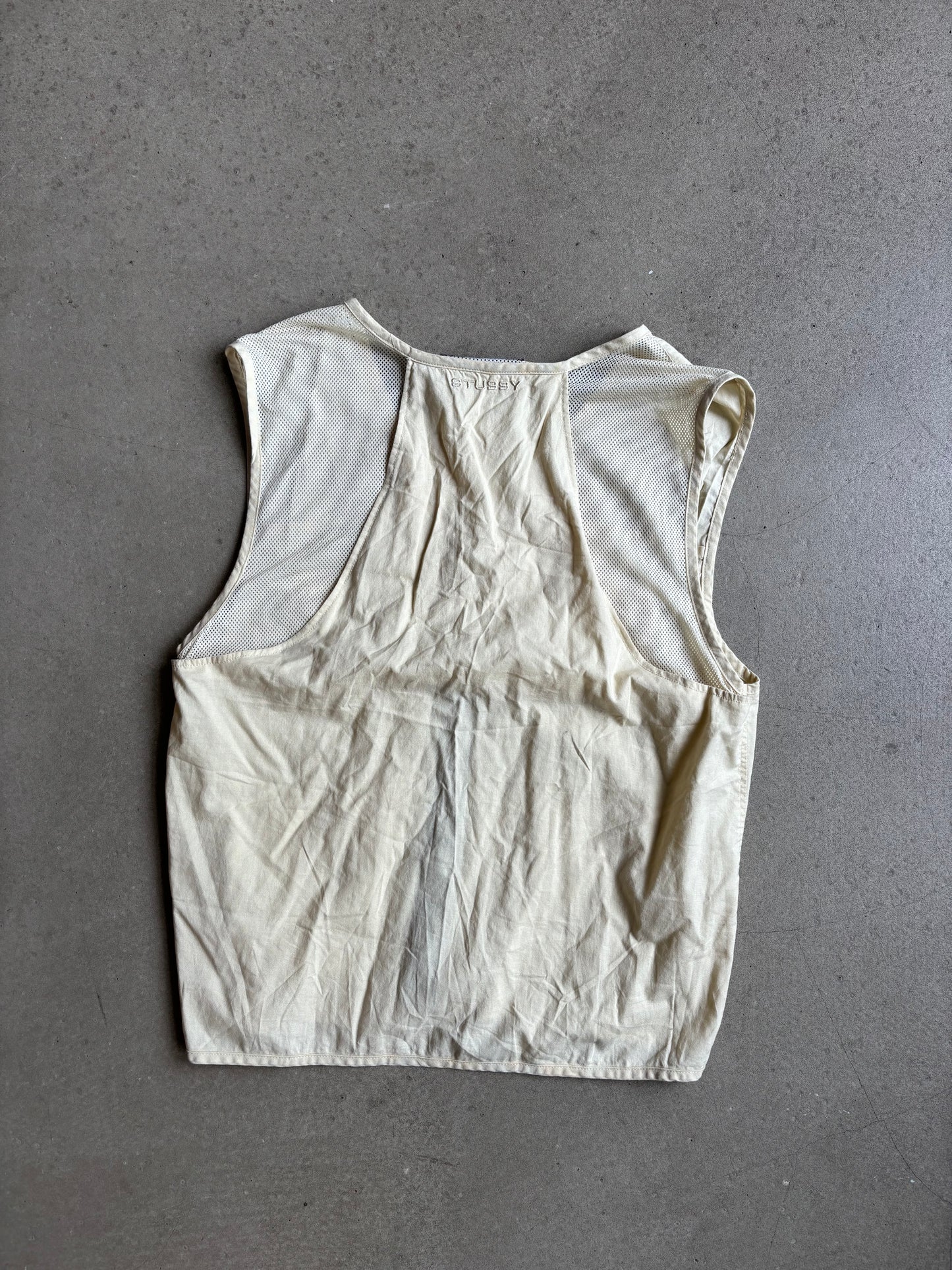 Stussy Design Corp Utility Vest White Large