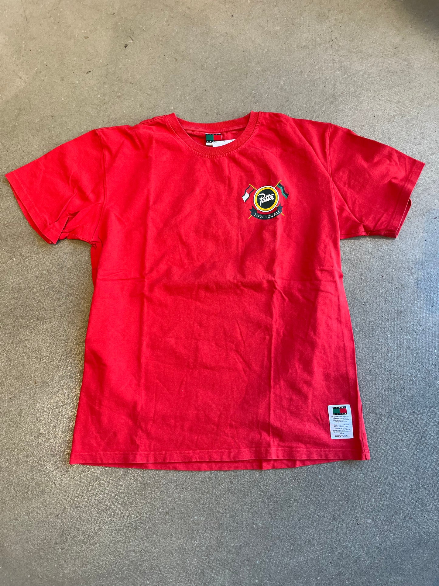 Patta x Tommy Tee Red XL