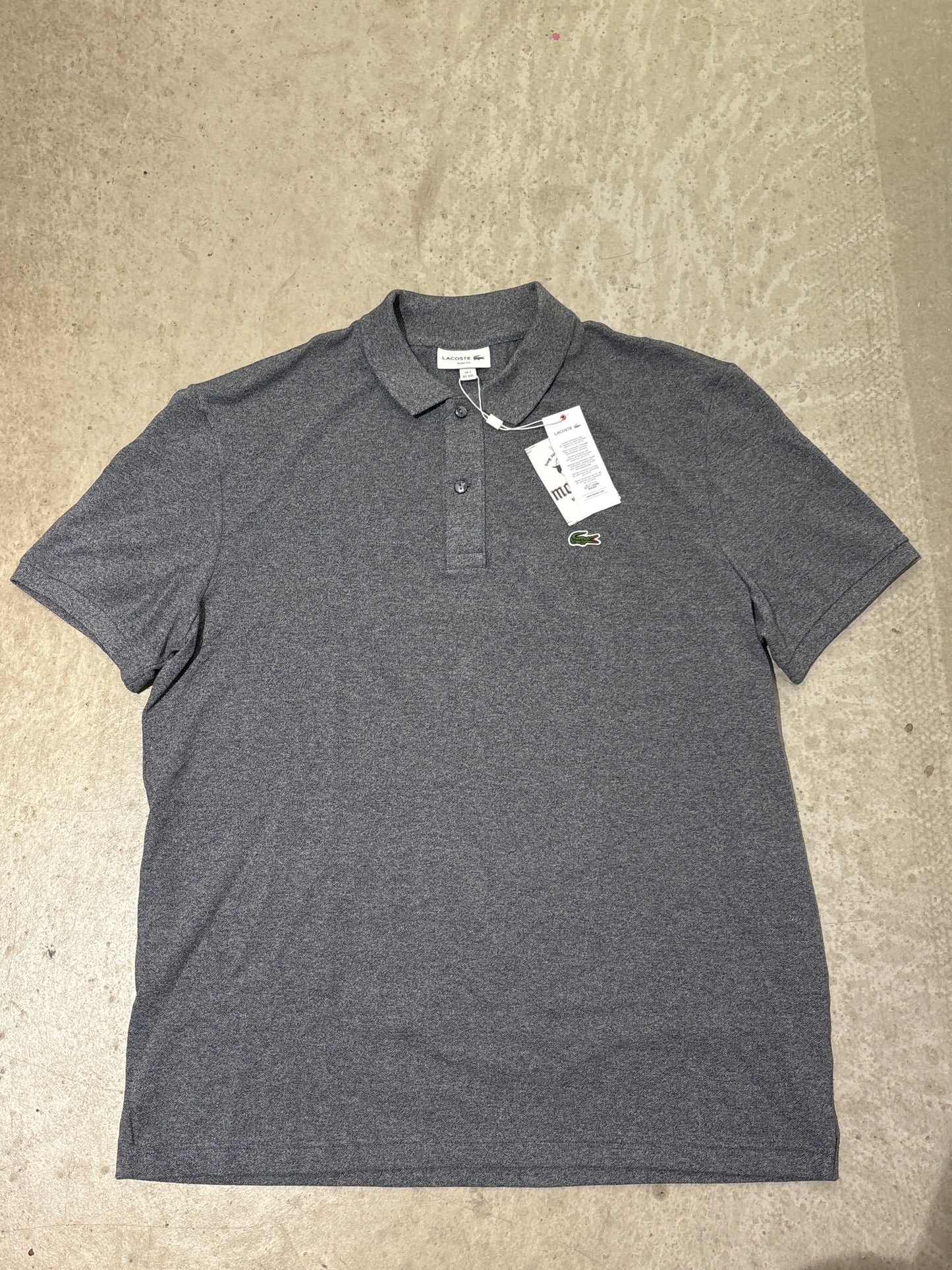 Lacoste Slim Fit Polo Grey XXL