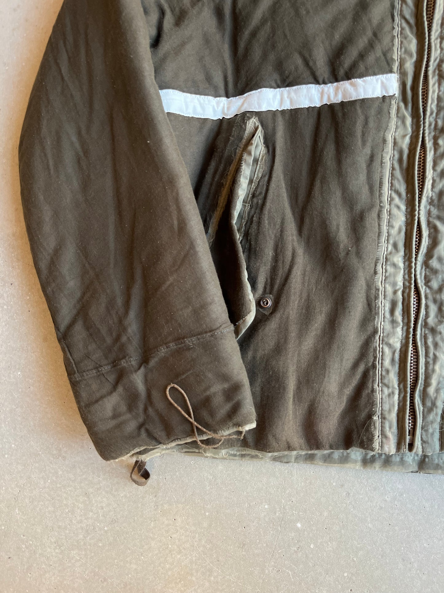 Stone Island Vintage Mesh Jacket Olive Medium