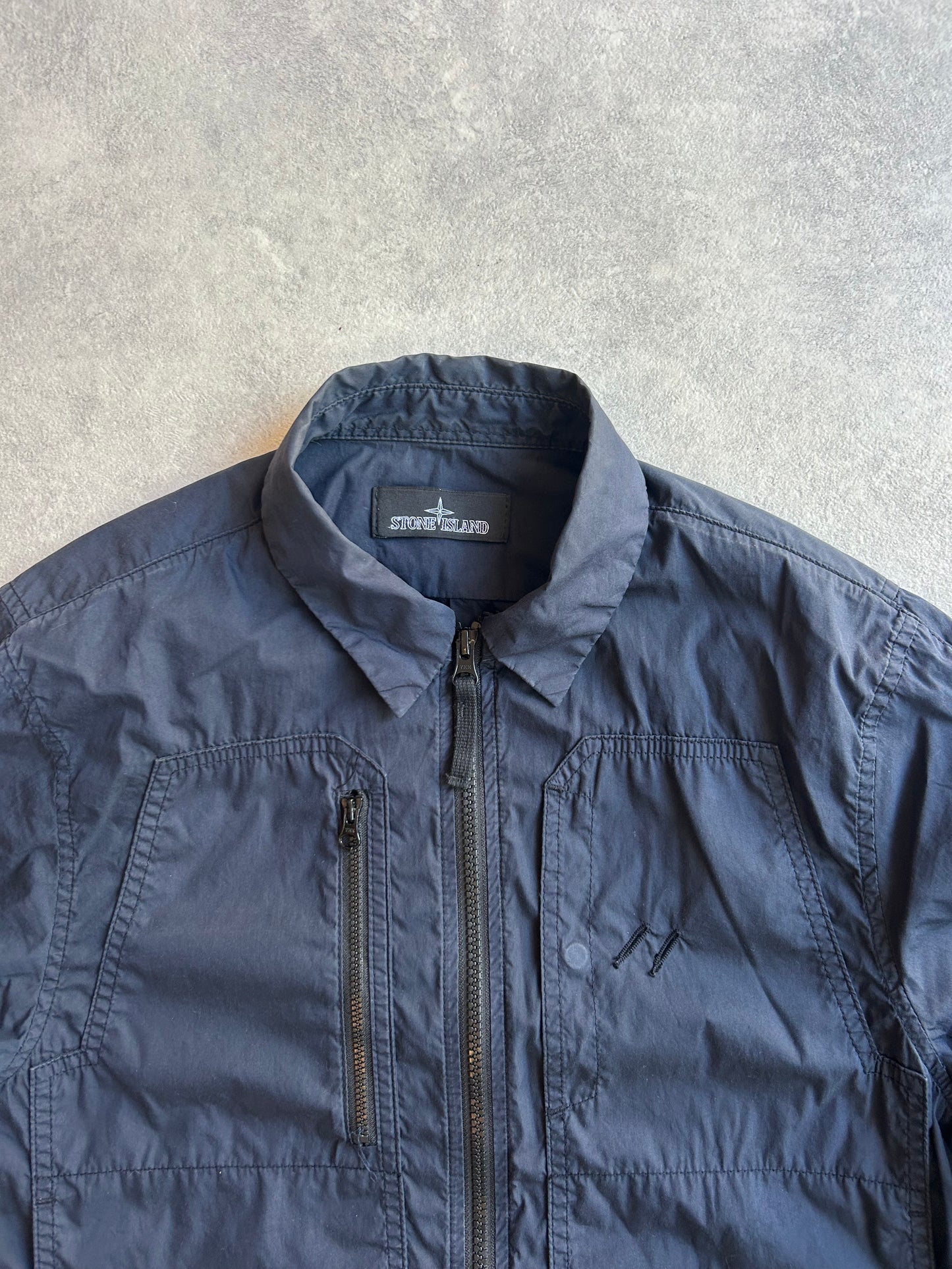 Stone Island Blue Shadow Overshirt Medium