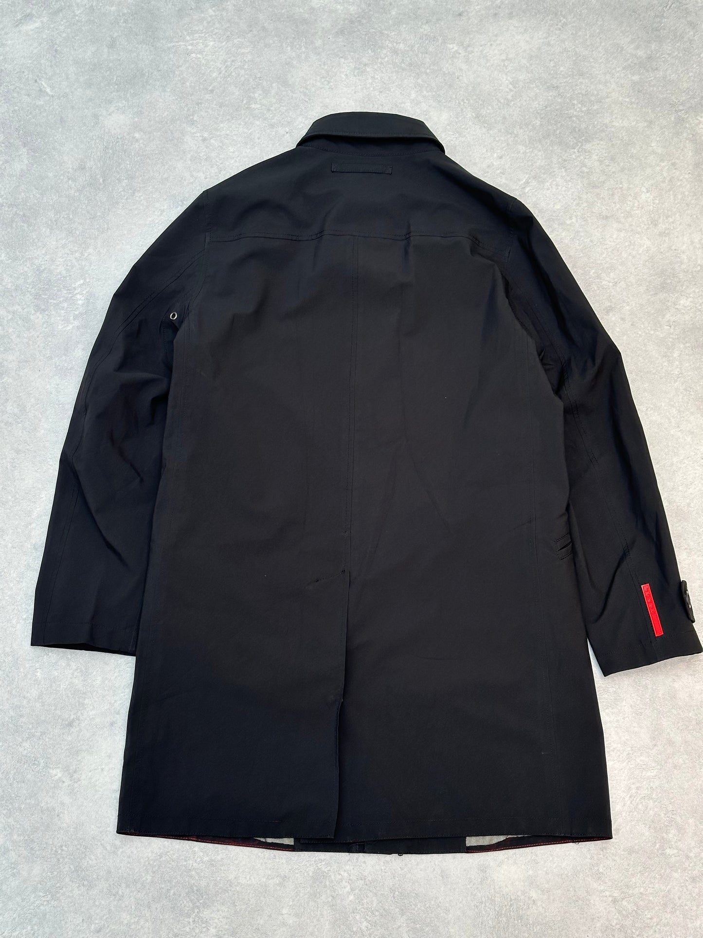 Prada Gore-Tex Trench Black Size 46 ( Small)