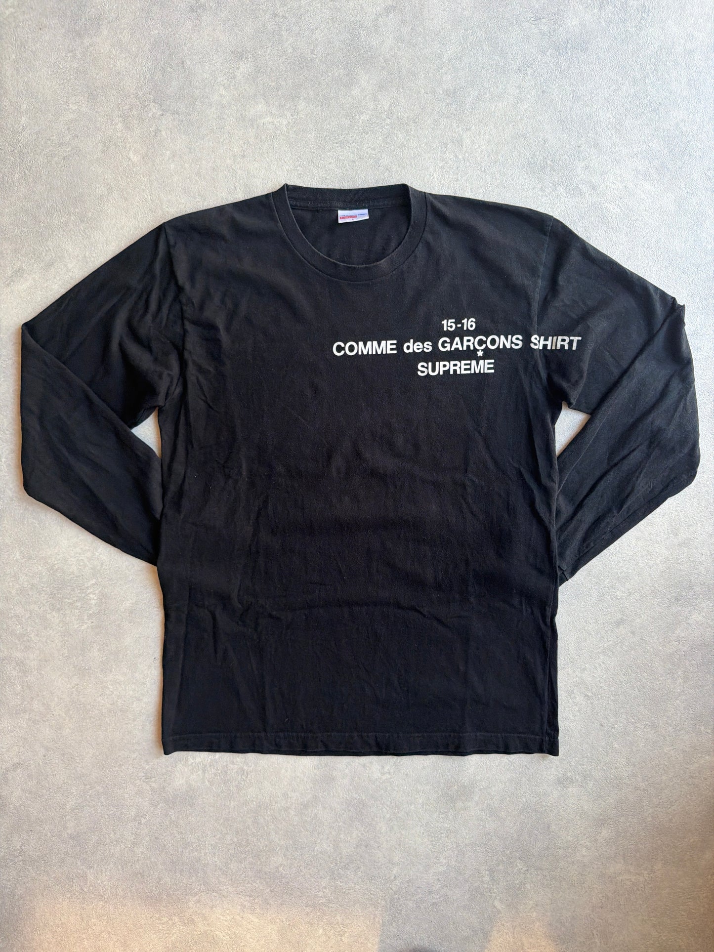 Supreme X Comme Des Garçons Longsleeve Shirt L