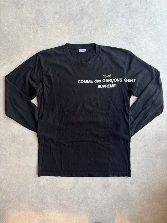 Supreme X Comme Des Garçons Longsleeve Shirt L