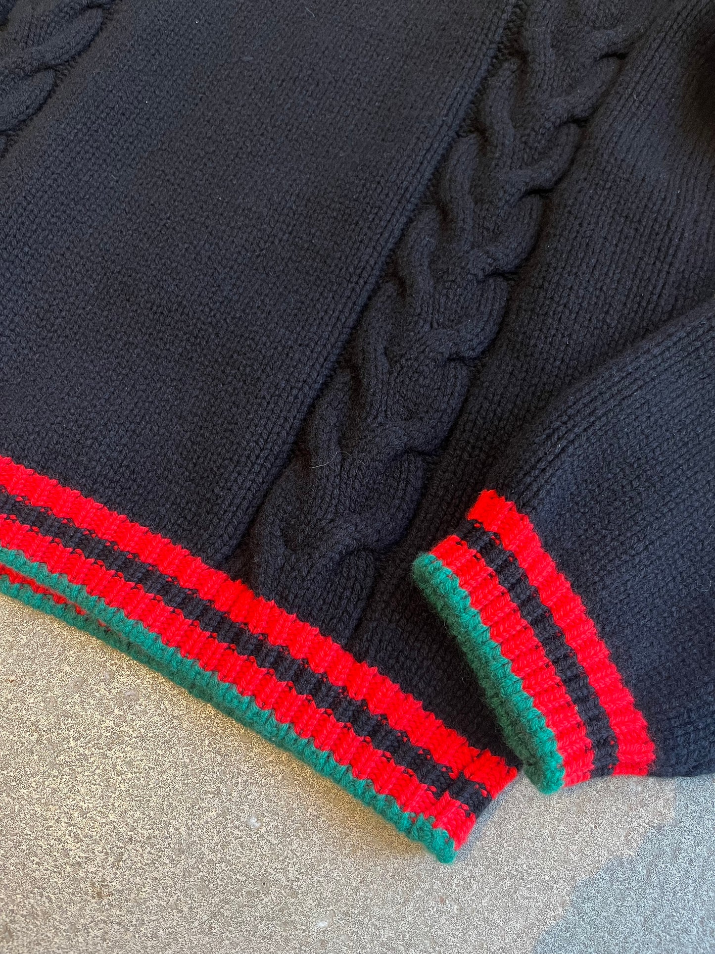 Gucci Knit Sweater Black L