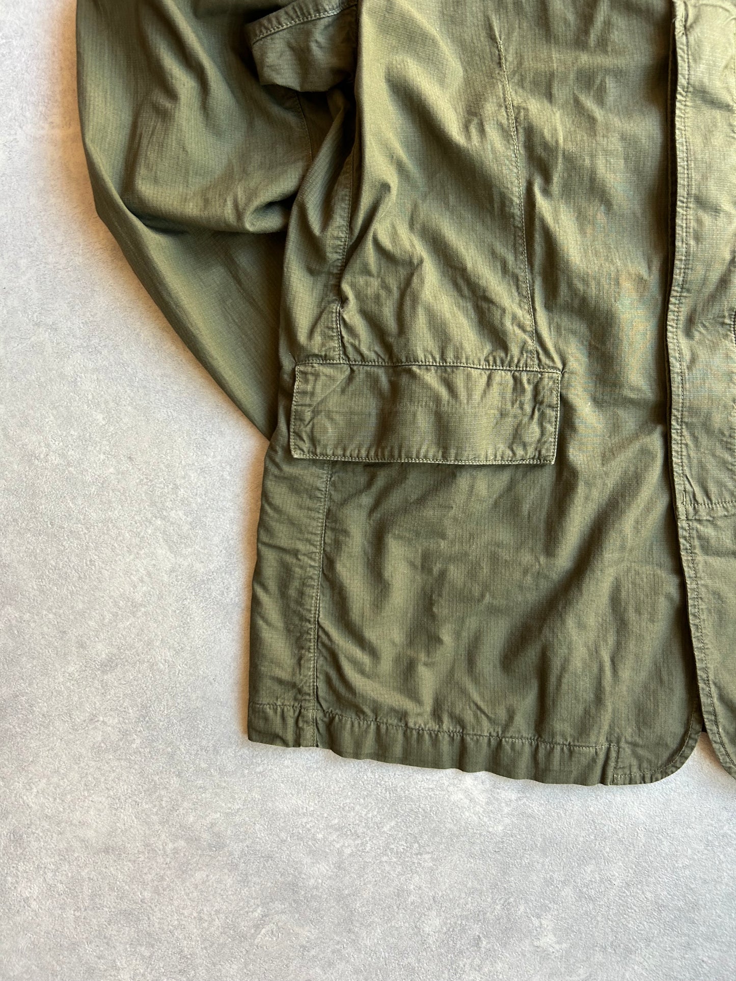 Stone Island Ripstop Overshirt Army Green XL