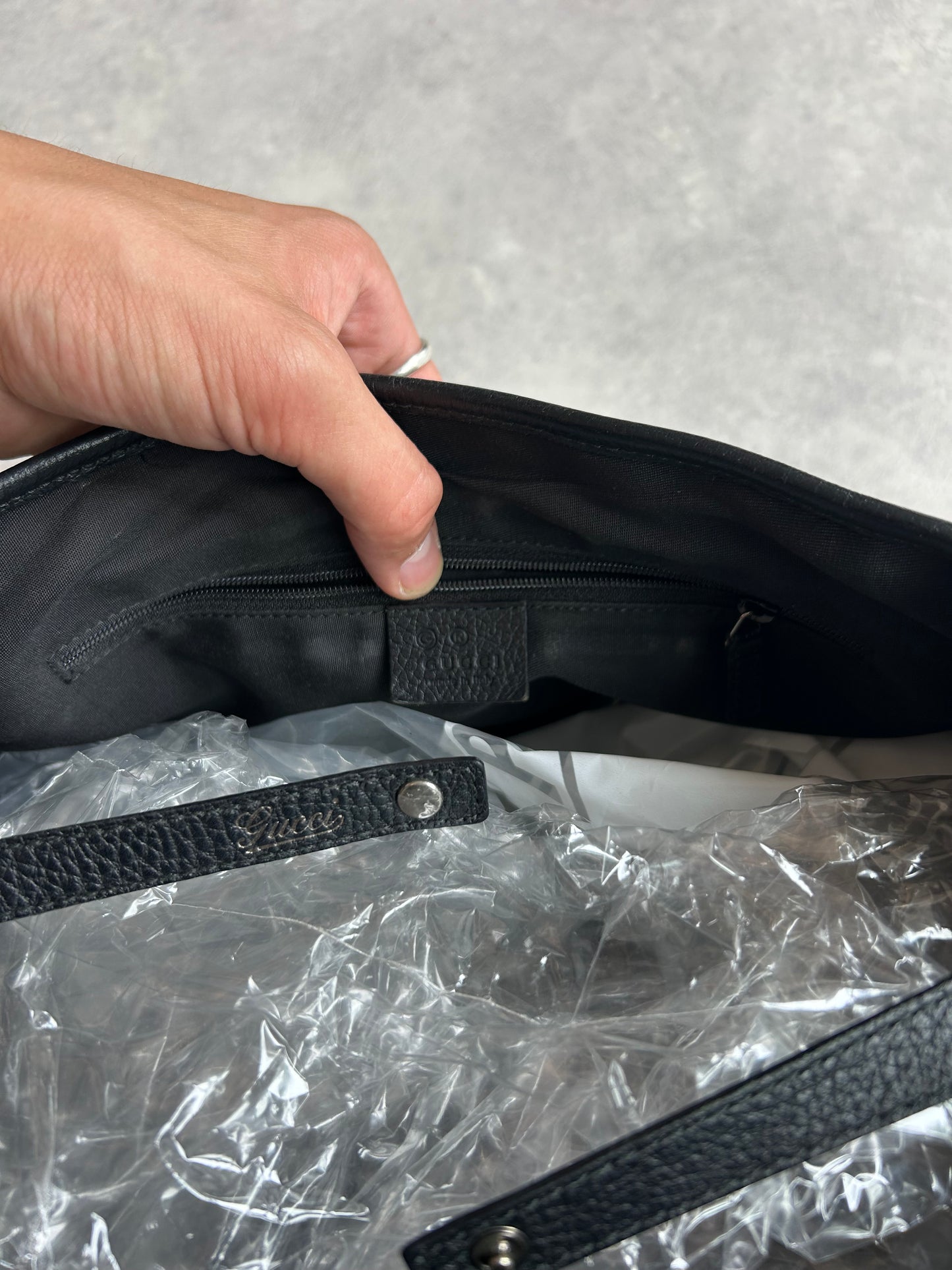 Gucci Abbey Tote Monogram GG Bruin