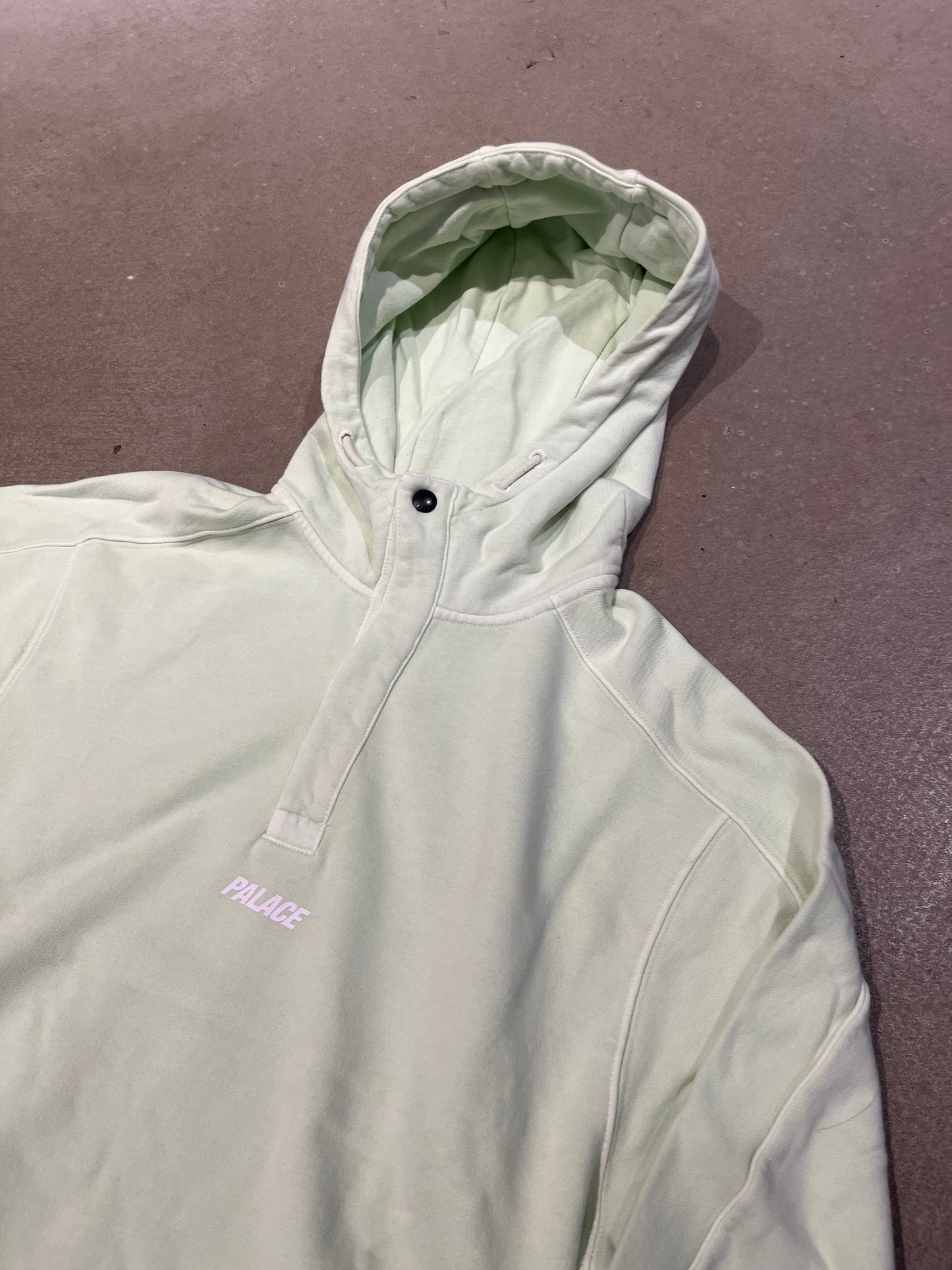 Palace Washed Terry 1/4 Placket Mojito L