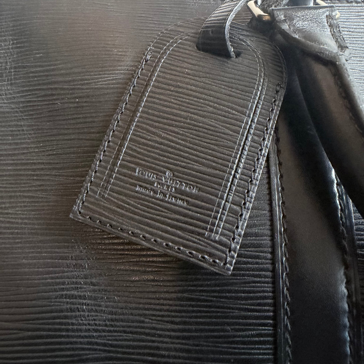 Louis Vuitton Epi Keepall 45 Weekend Bag Black