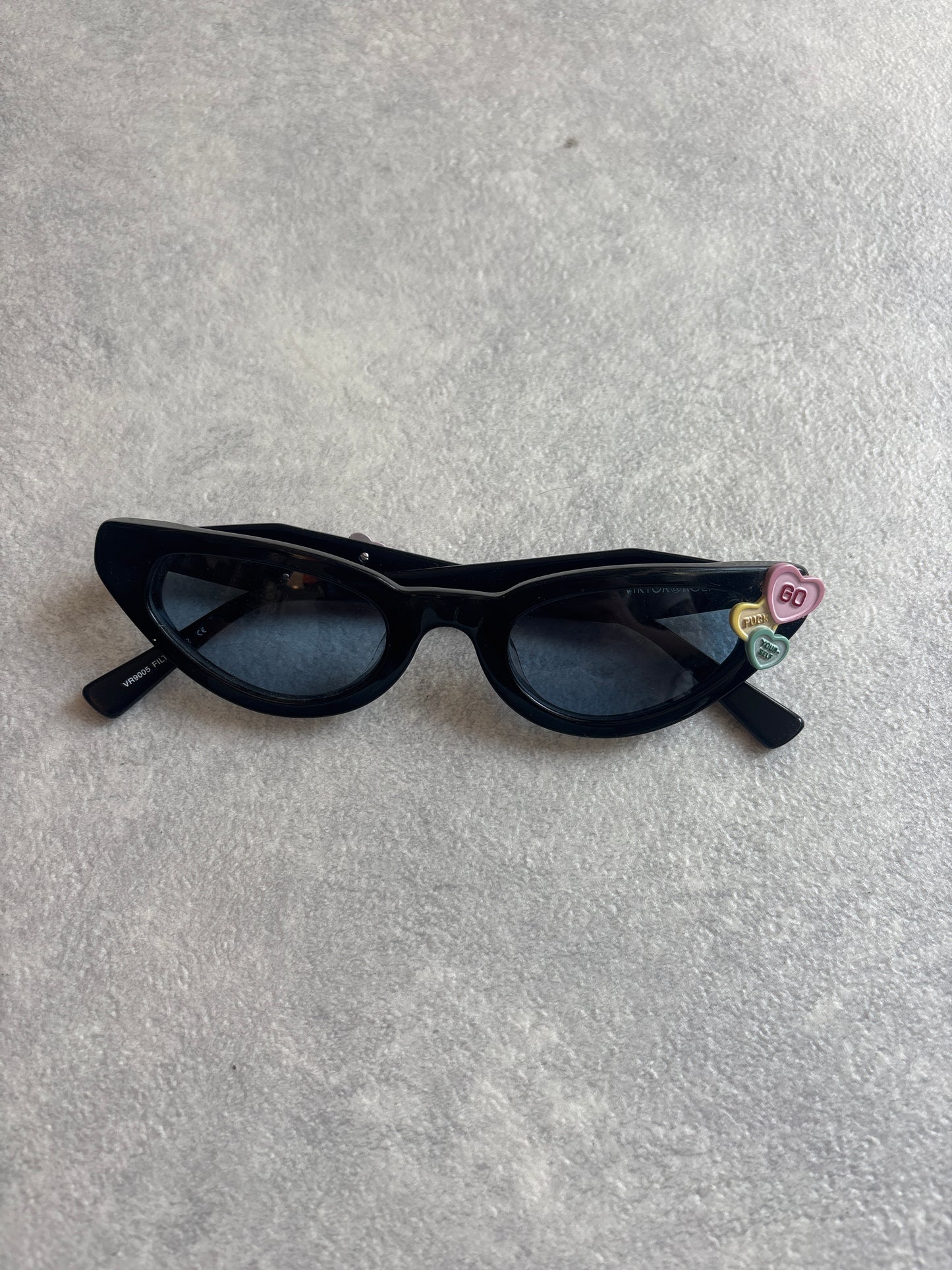 Victor & Rolf Go Fuck Yourself Cat Eye Sunglasses