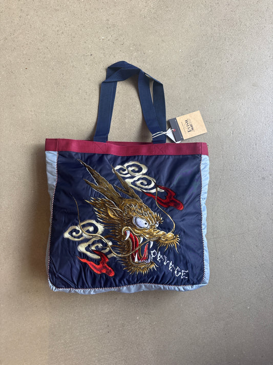 Palace x Evisu Souvenir Tote Bag Deep Navy