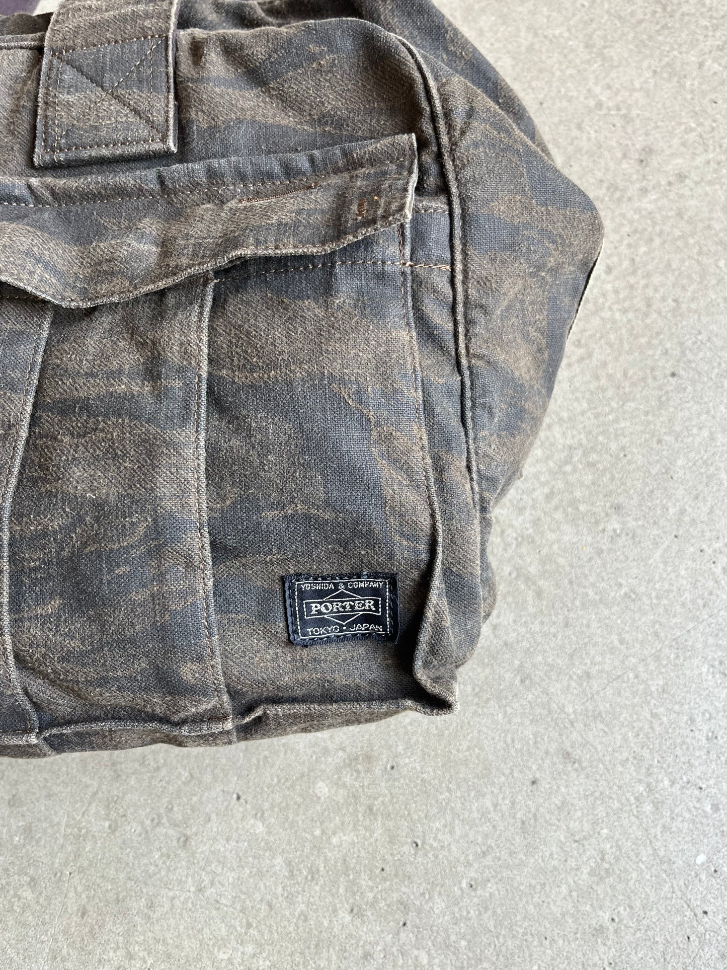 Porter Green Eye Boston Bag Brown