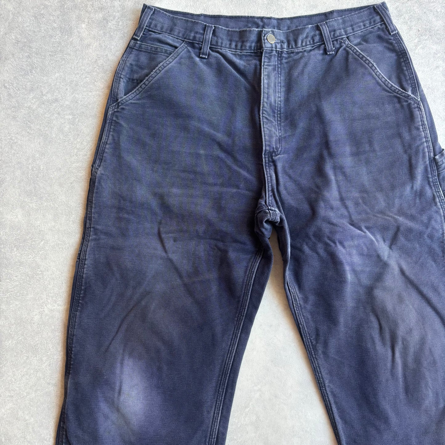 Carhartt Lined Workwear Pants Made in USA Blue