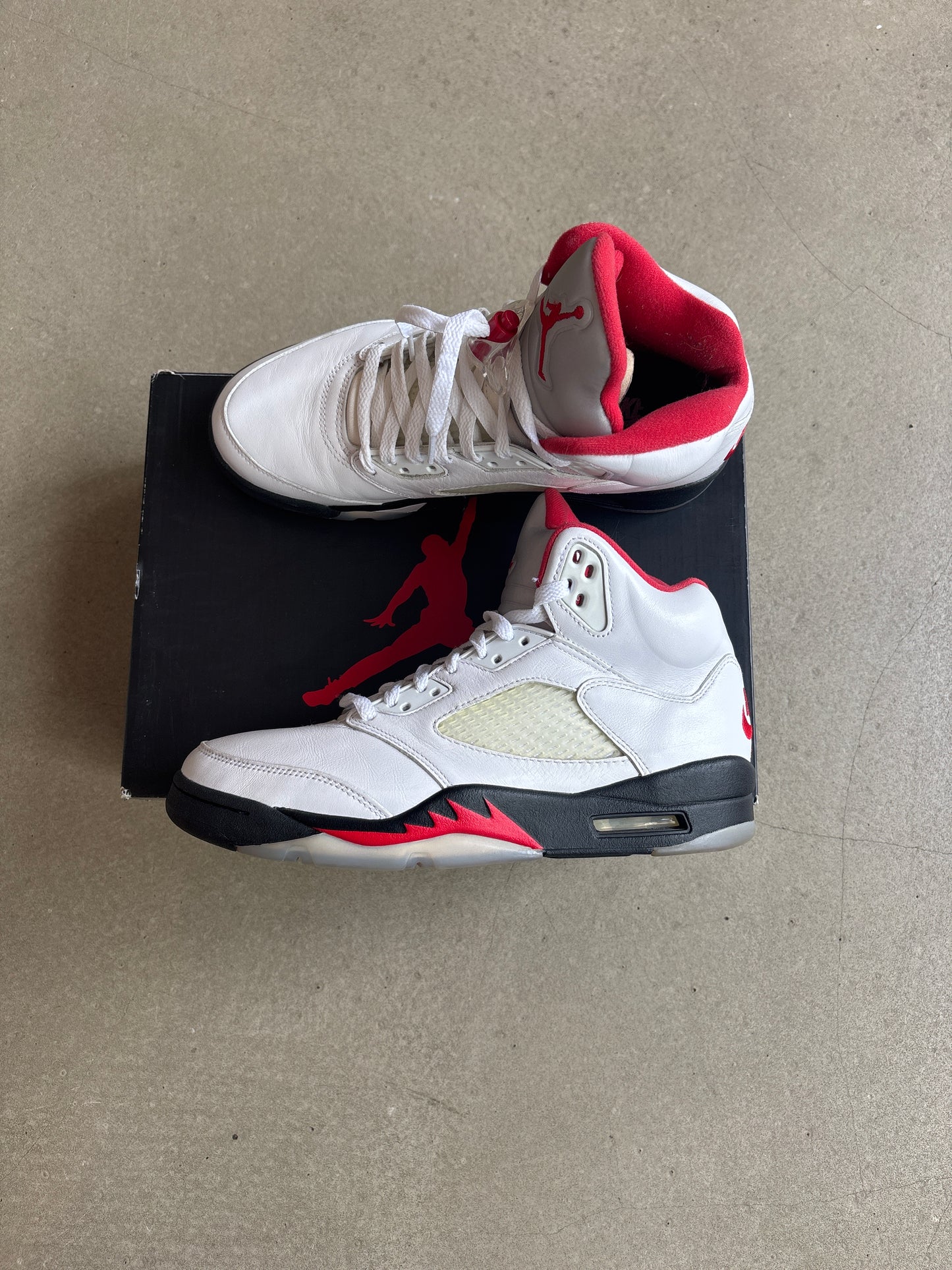 Jordan 5 Retro Fire (2020) Red Silver EU 41
