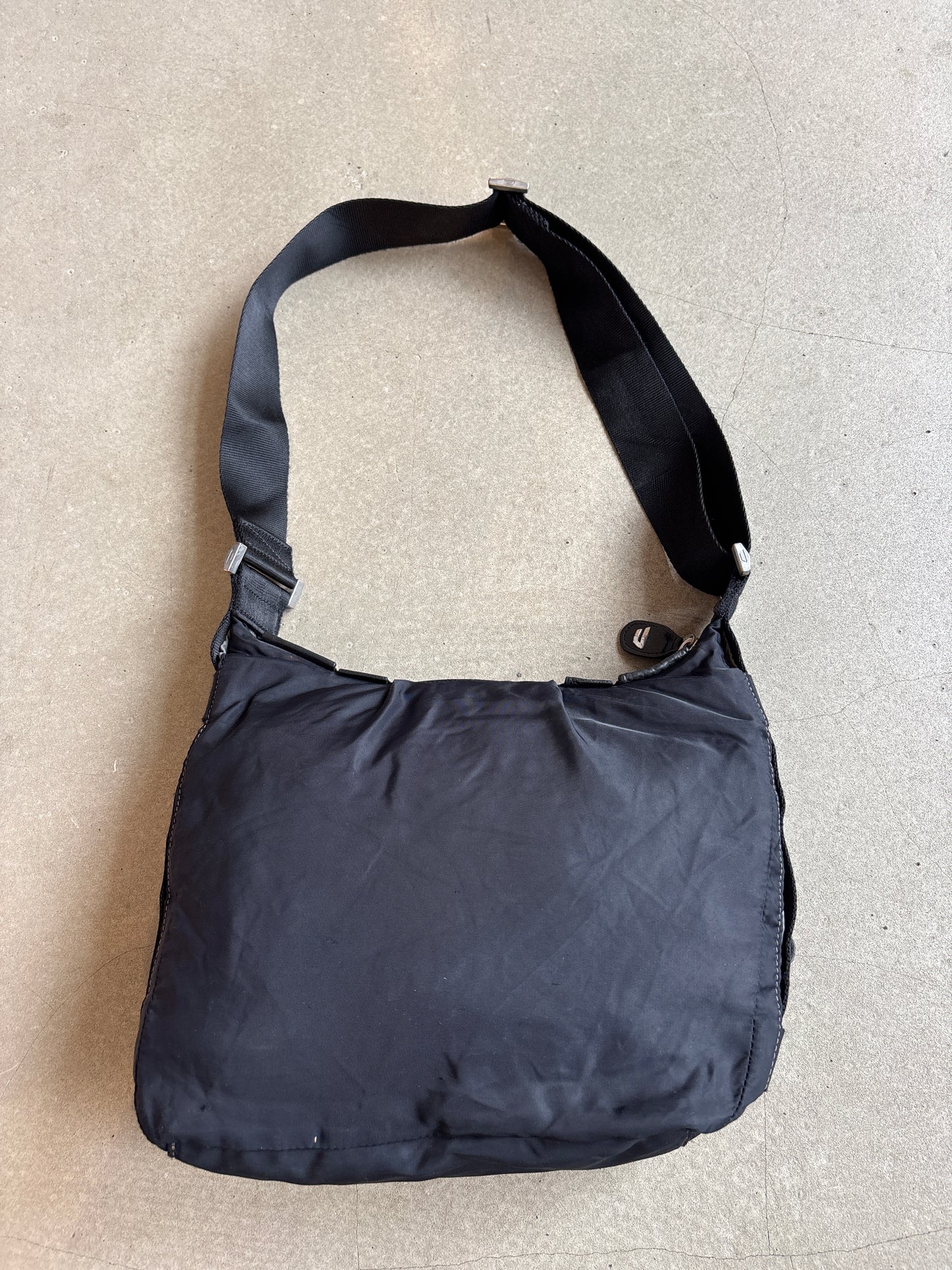 Diesel Polyester Crossbody Bag Black