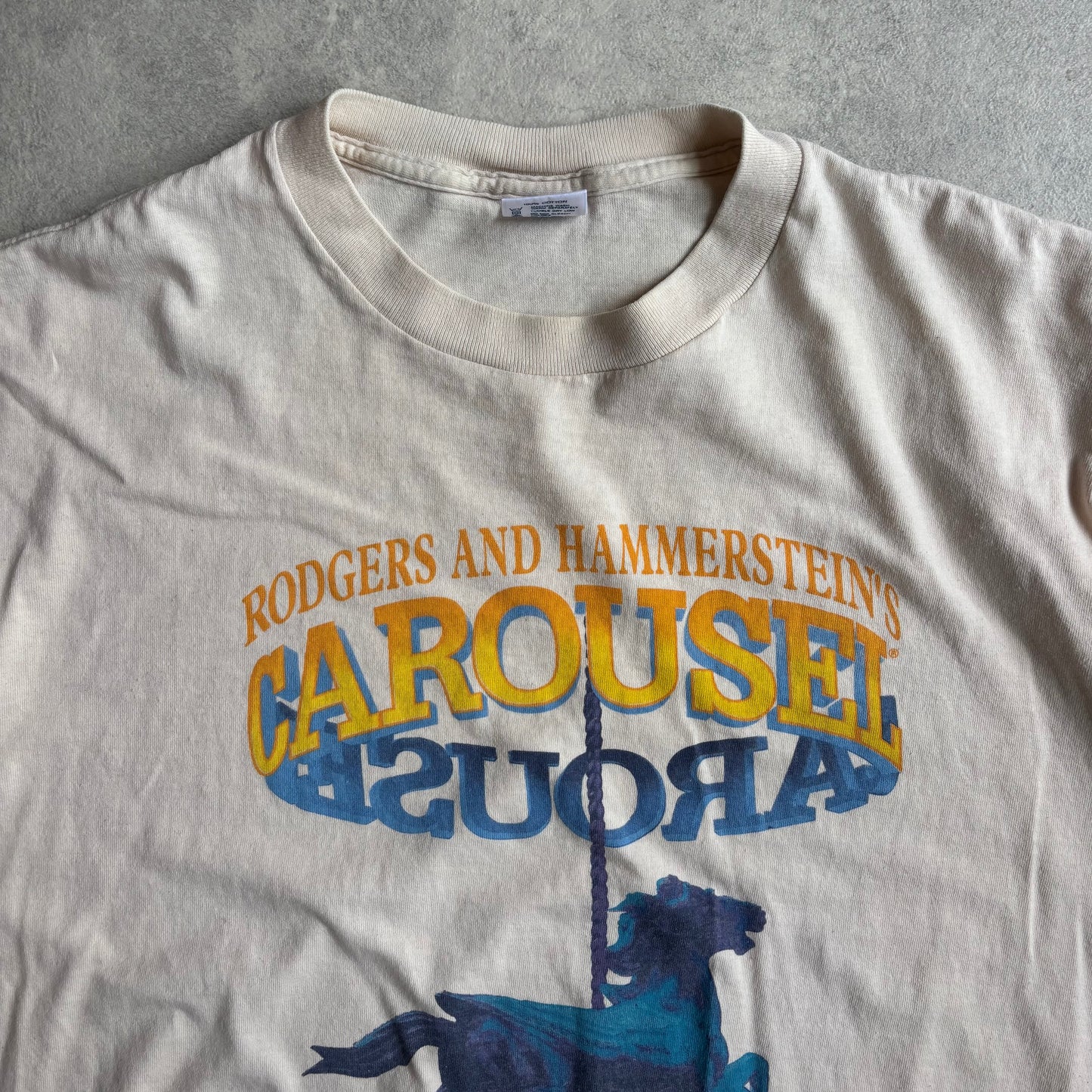 Vintage Rodgers and Hammerstein CAROUSEL T-shirt XL