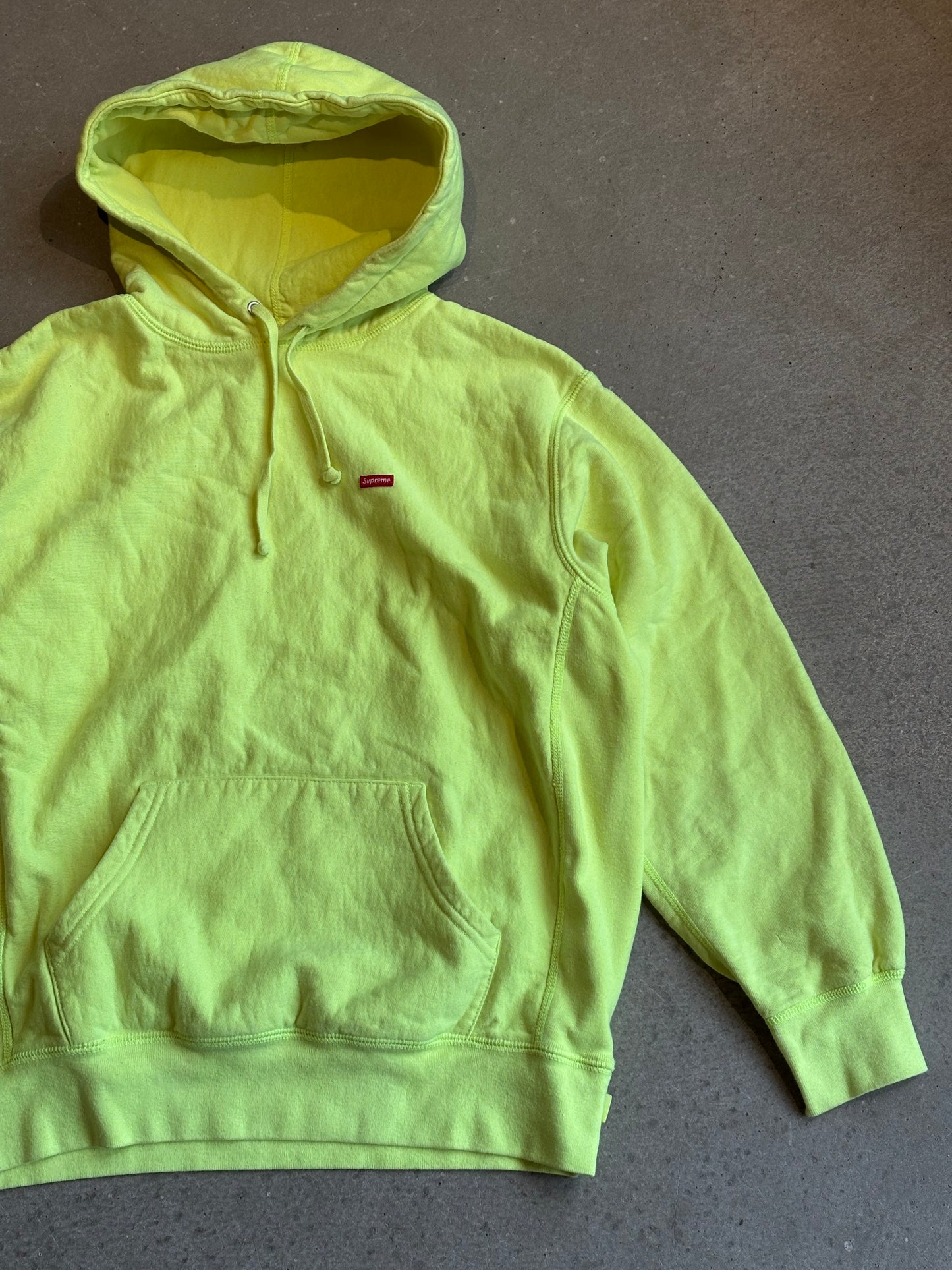 Supreme Mini Box Logo Hoodie Neon Size S