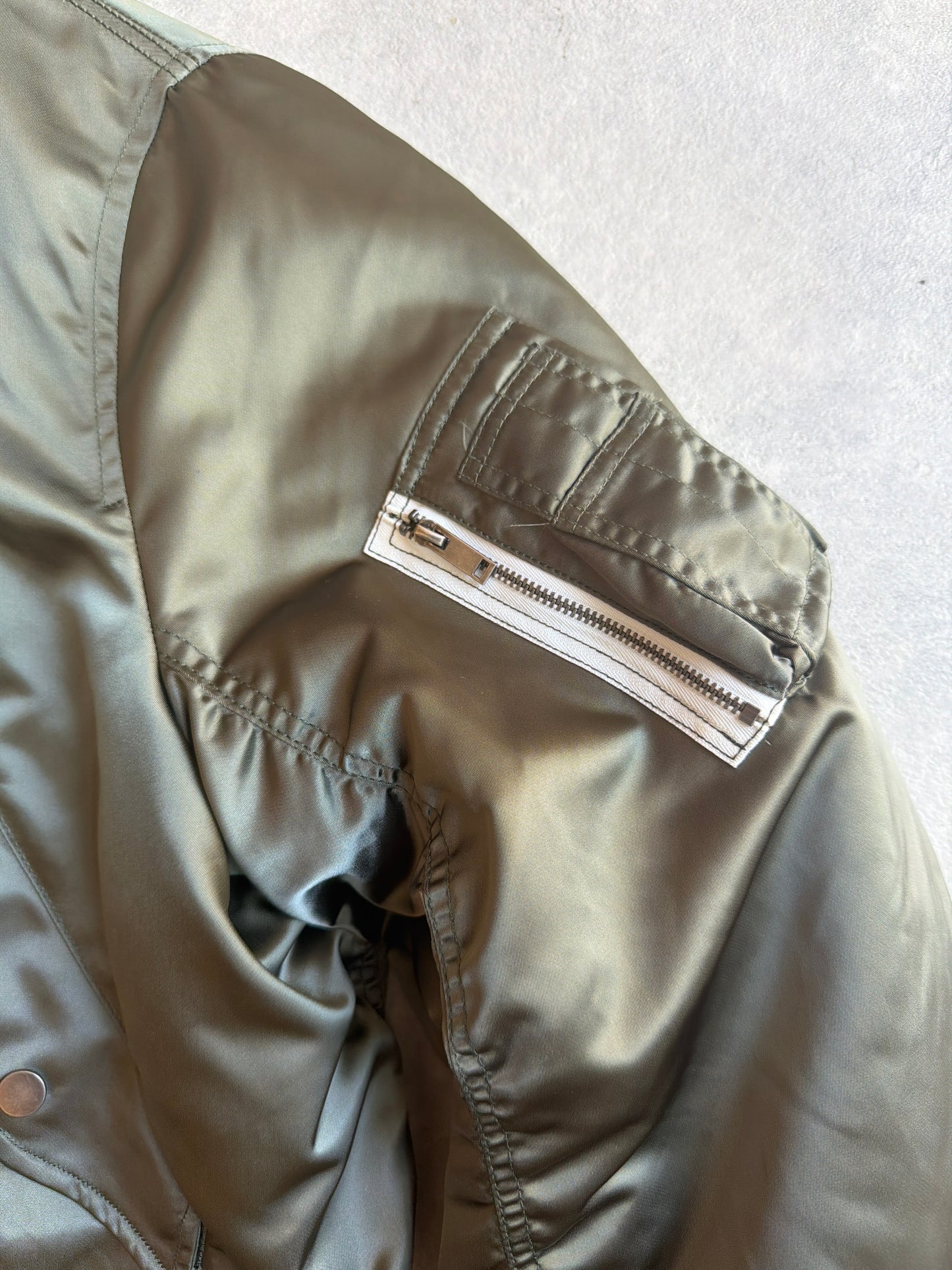 BRUT Clothing The Reversible Cross Bomber Jacket Green XL