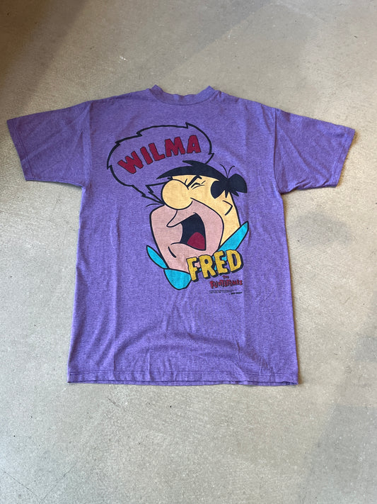 Vintage The Flintstones Wilma Tee Purple M