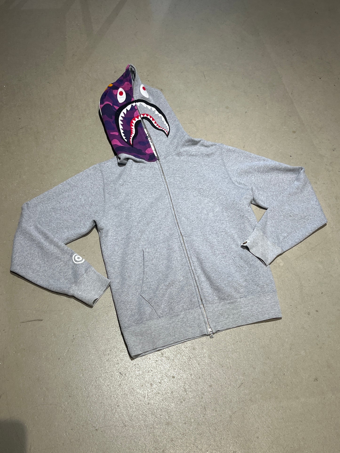 Bape Shark Hoodie Grey XL