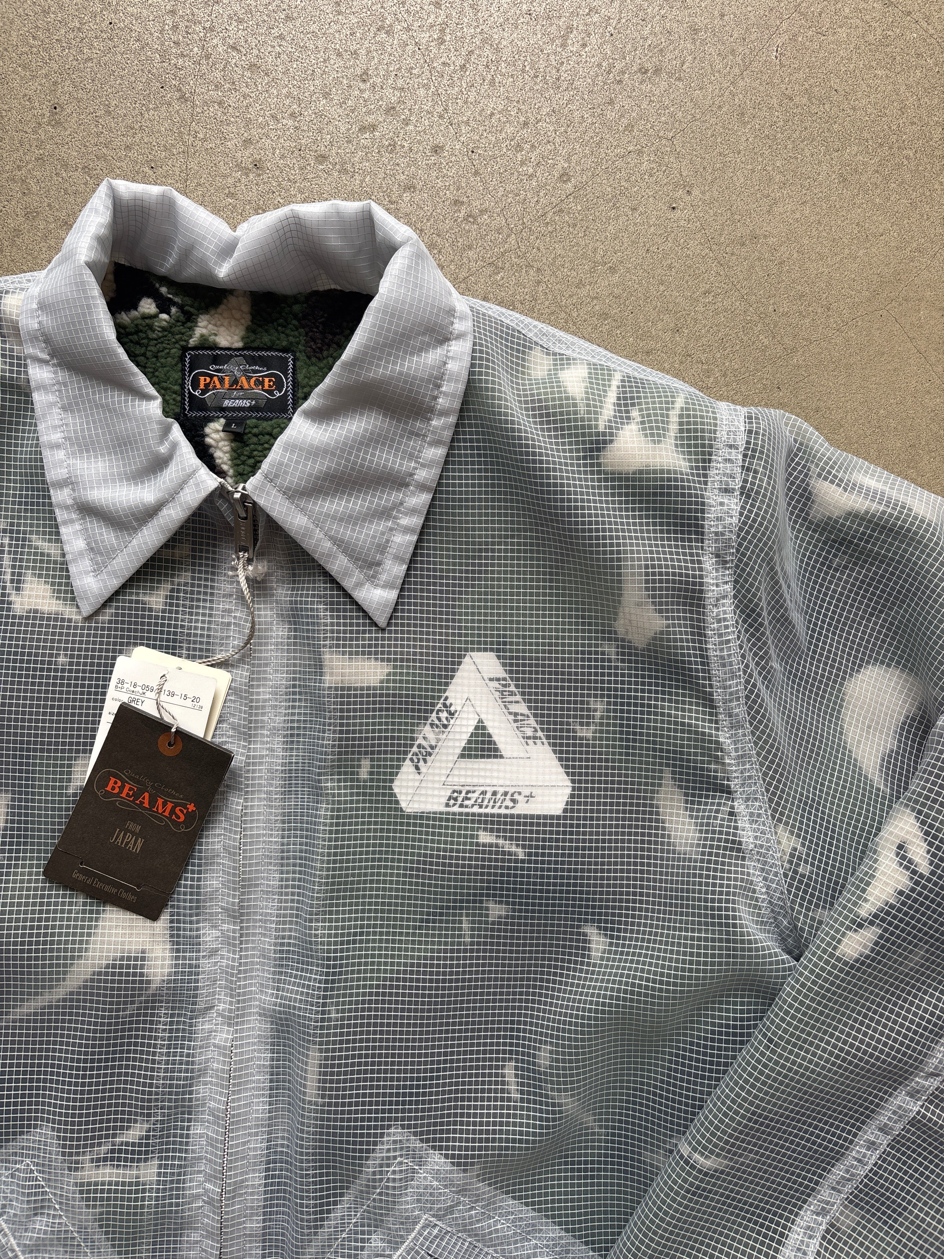 Palace x Beams Plus Coach Fleece Lined Jacket Camo – Mokum Vintage