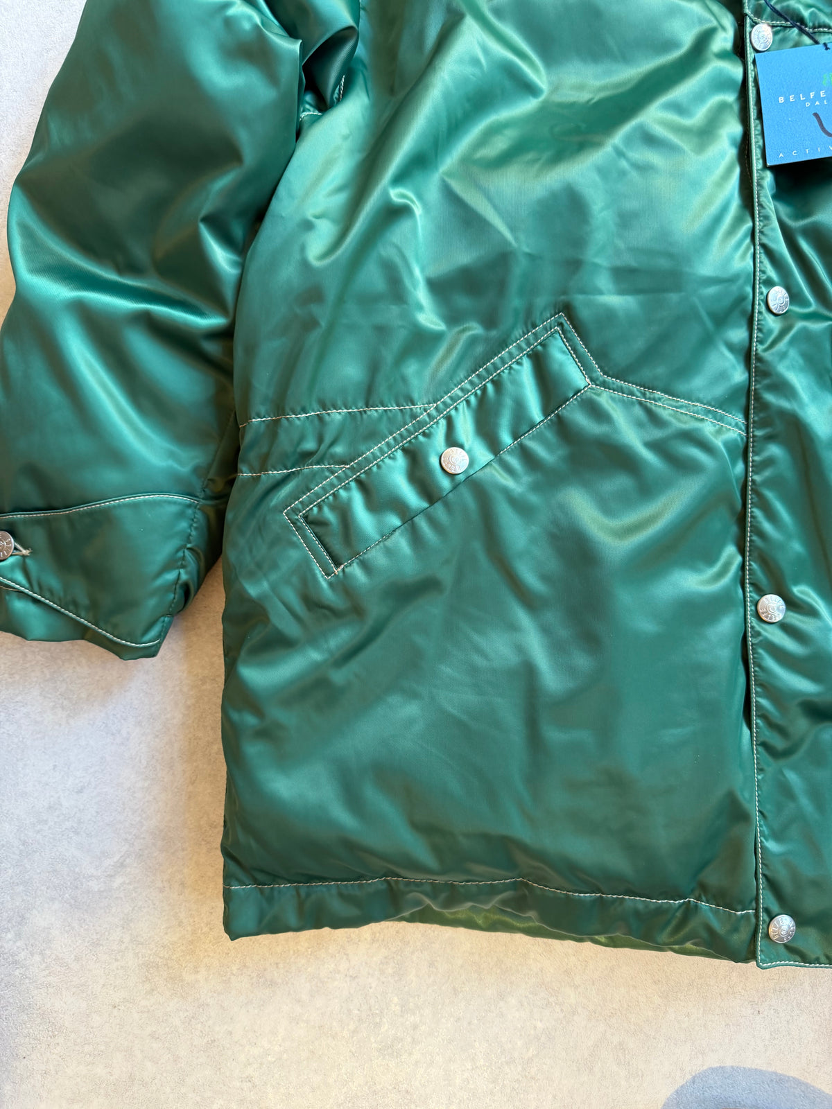 Belfe & Belfe Flower Jacket Green L