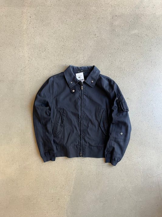 Stone Island Denims Bomber Jacket Navy Large