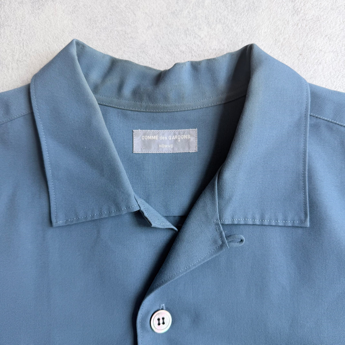 Comme des Garcons Homme Short Sleeve Shirt B/G M
