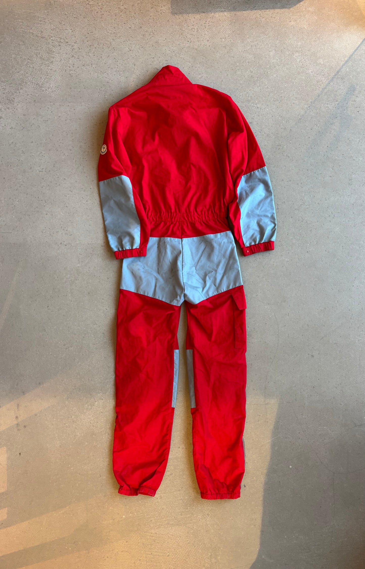 Vintage Moncler By Asics Thermo CLO Ski Suit Red