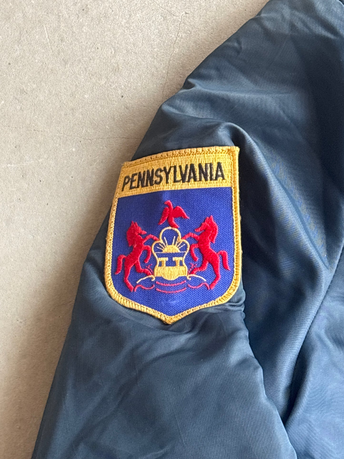 Vintage USAF Jacket Navy Medium