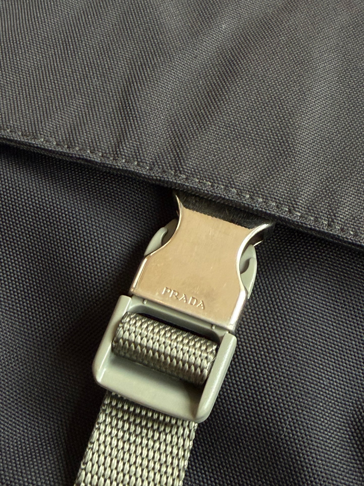 Prada Sport Nylon Black Messenger Bag