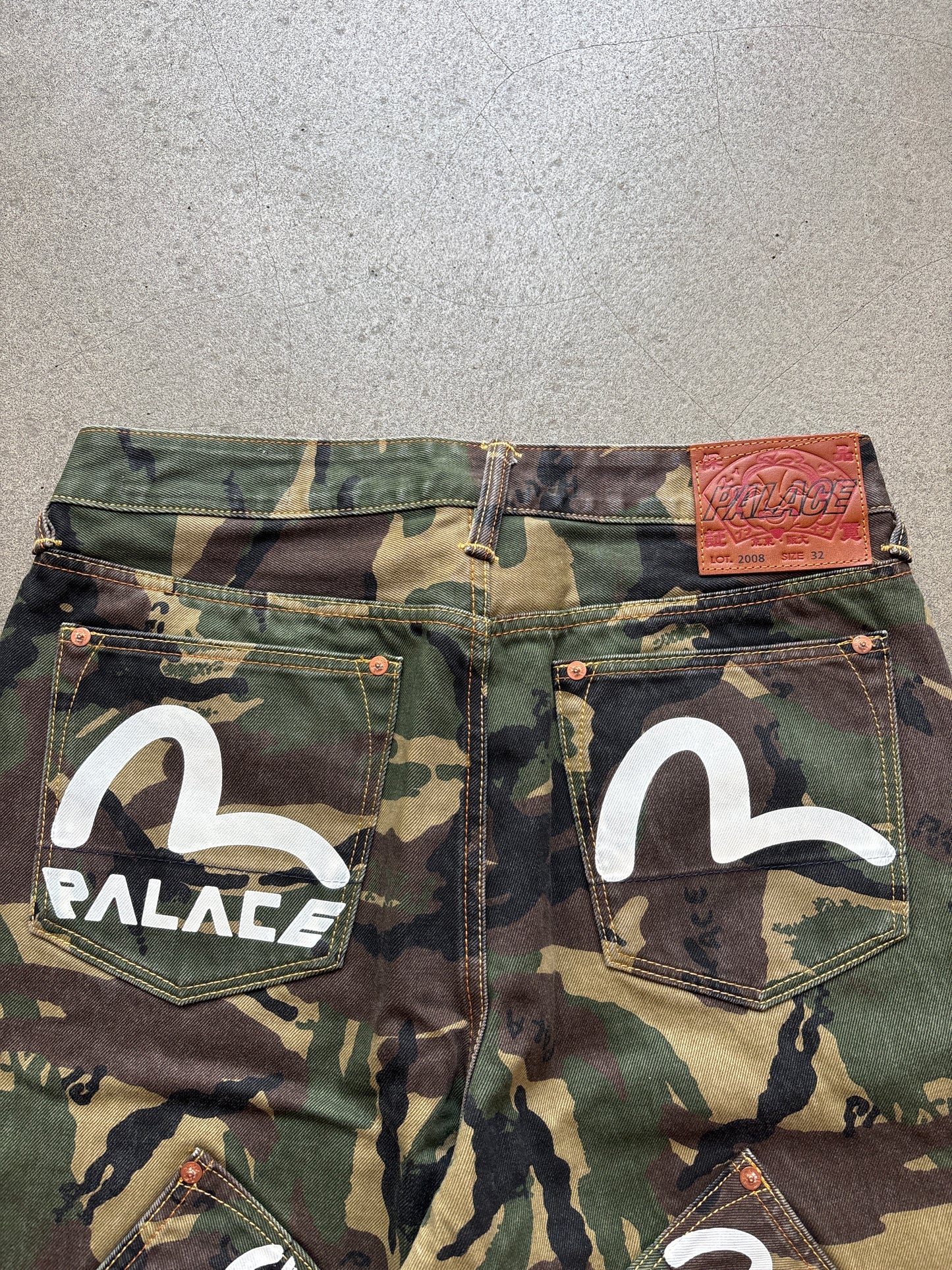 Palace x Evisu Denim Jean Camo