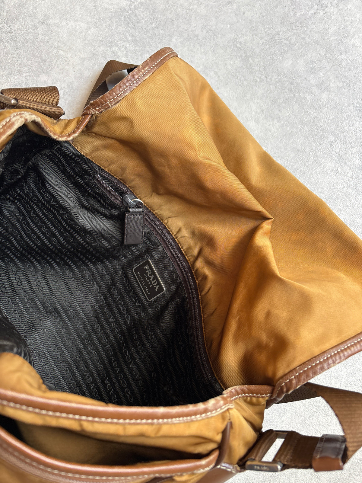 Prada Messenger Bag Mustard