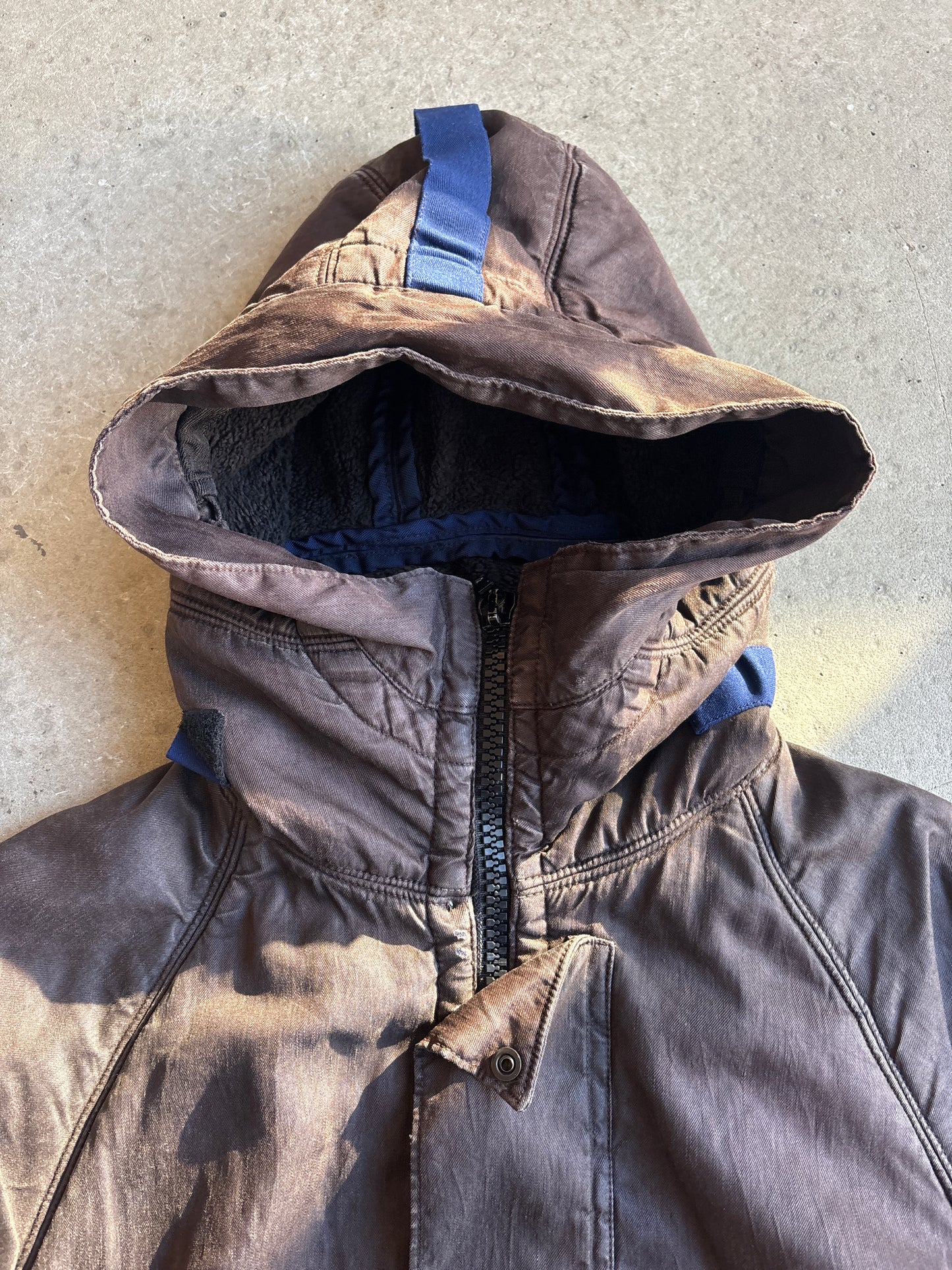 Stone Island 2005 David TC Dutch Rope Jacket Brown Medium