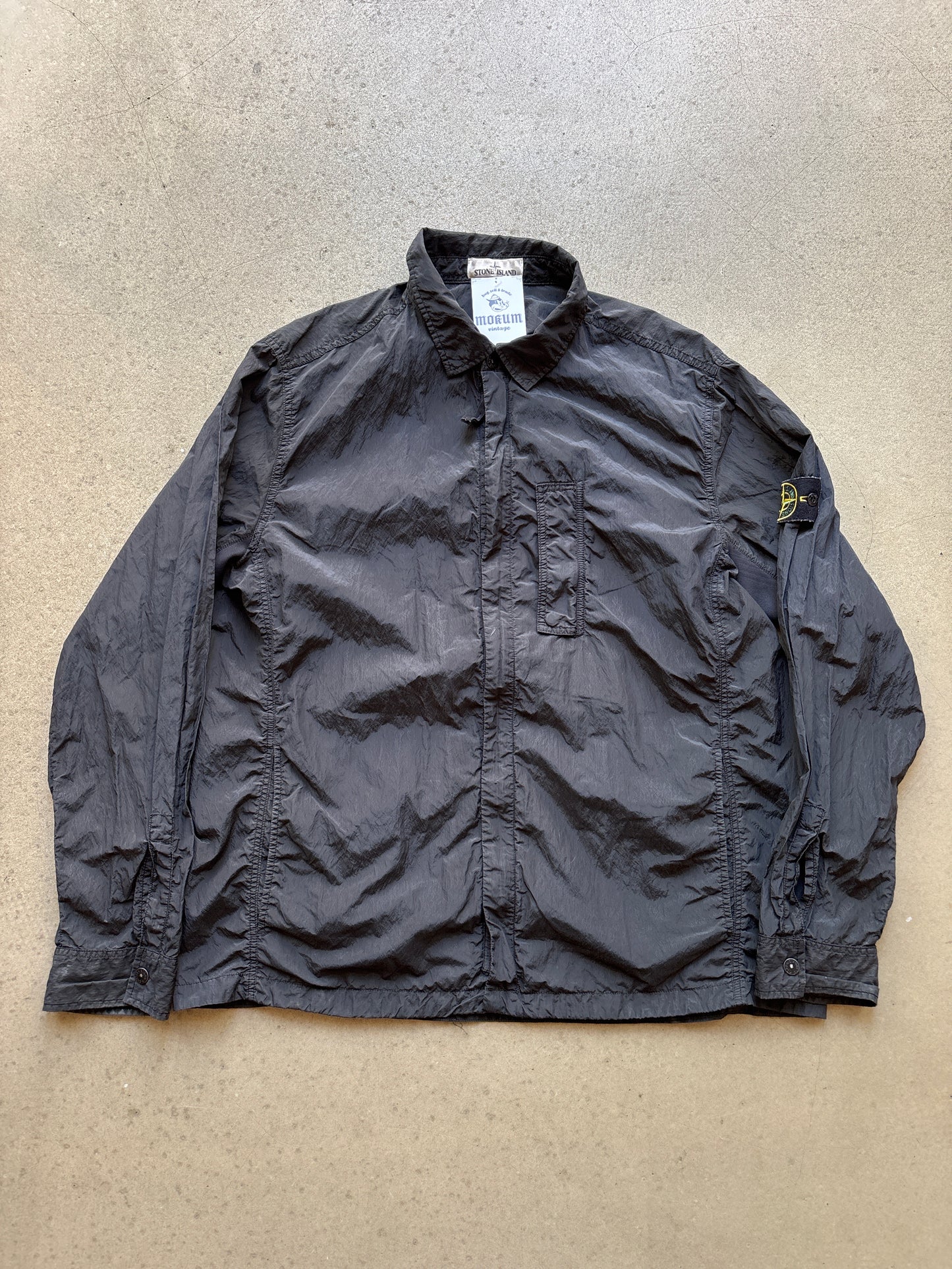 Stone Island Nylon Windbreaker Black 3XL